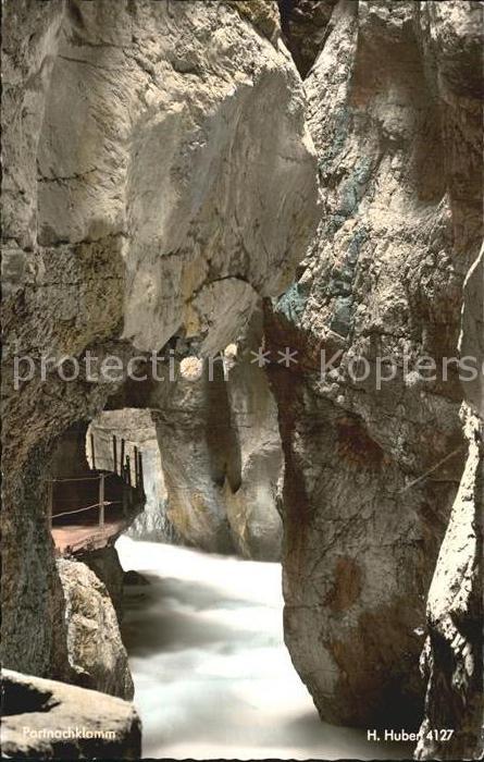 GARMISCH-PARTENKIRCHEN Bayern Partnachklamm