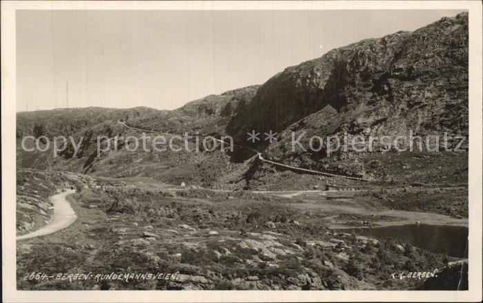 Bergen Norwegen Rundemannsveien