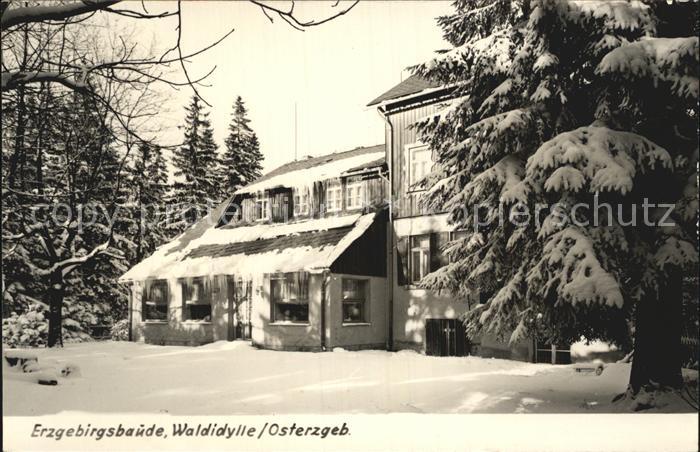 Erzgebirge Region Baude Waldidylle