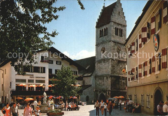Zell See Stadtplatz mit Pfarrkirche