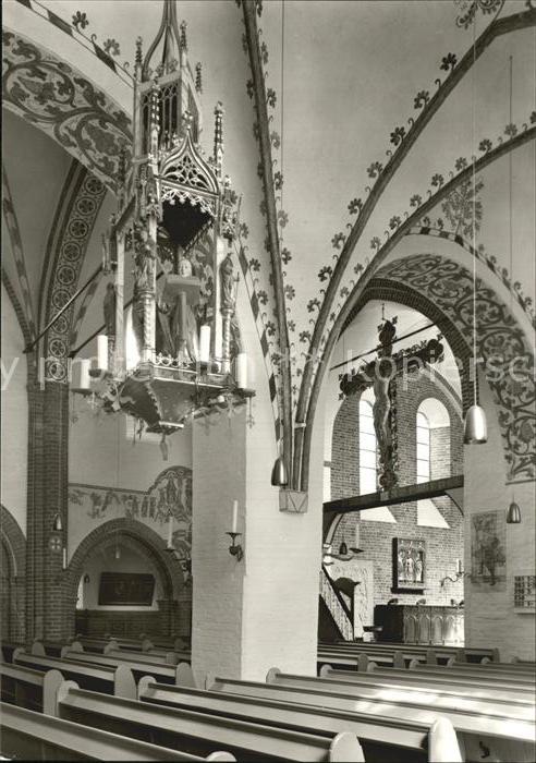 Moelln Lauenburg ST Nikolai Kirche innen