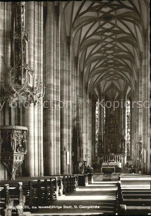 Dinkelsbuehl St. Georgskirche innen