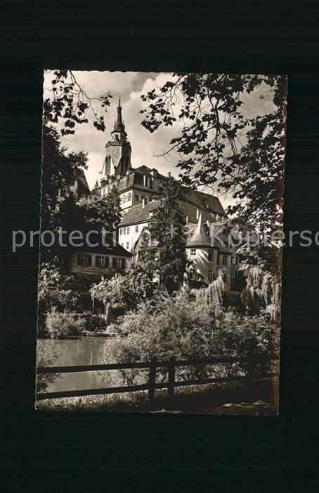 TueBINGEN BW Stiftskirche und Hoelderlinturm