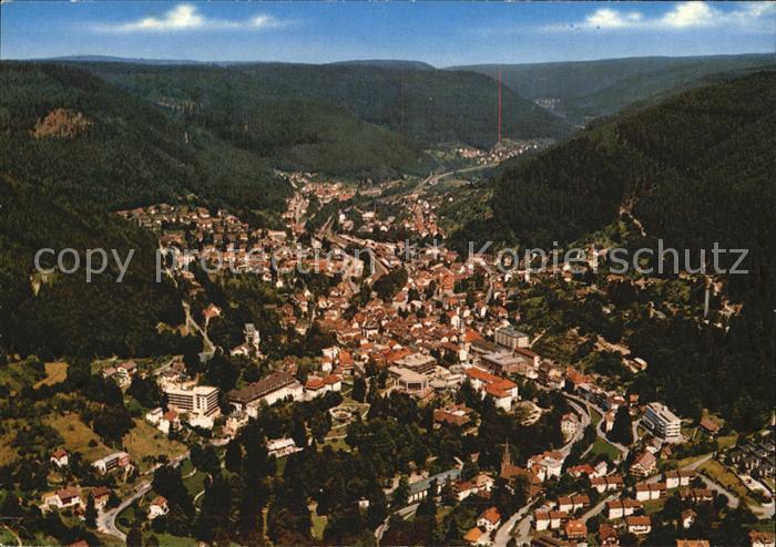 Wildbad Schwarzwald Fliegeraufnahme