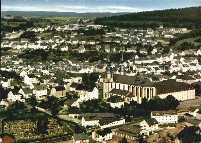 Pruem Eifel Fliegeraufnahme