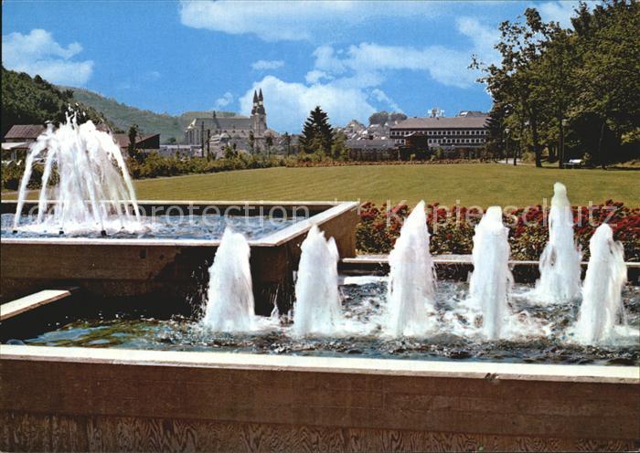 Pruem Eifel Kurpark Brunnen