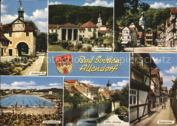 Bad Sooden-Allendorf Rhenanusplatz Sooderner Tor Fischerstad Klein-Venedig