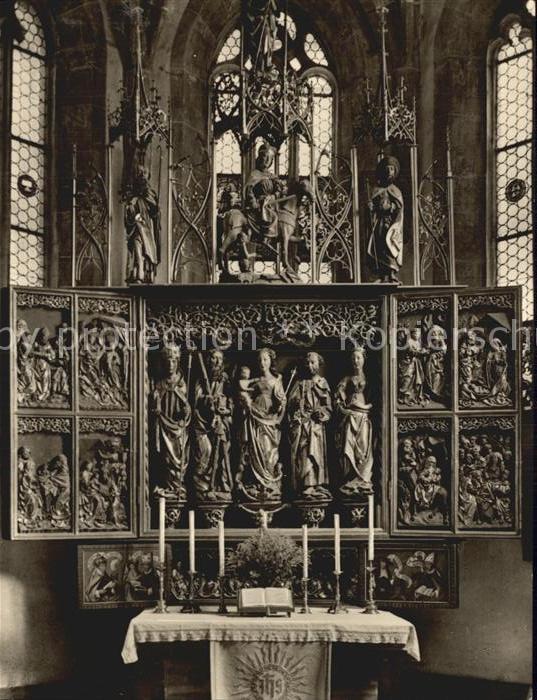 NueRNBERG  CITY St. Andreaskirche innen Altar