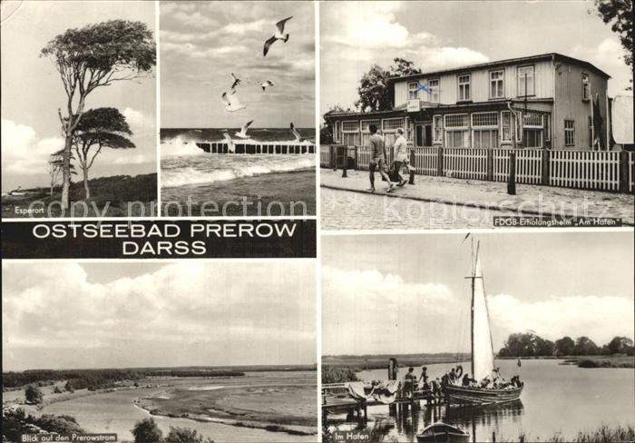 Prerow Ostseebad Darss Hafen Esperort Prerowstrom Hafen
