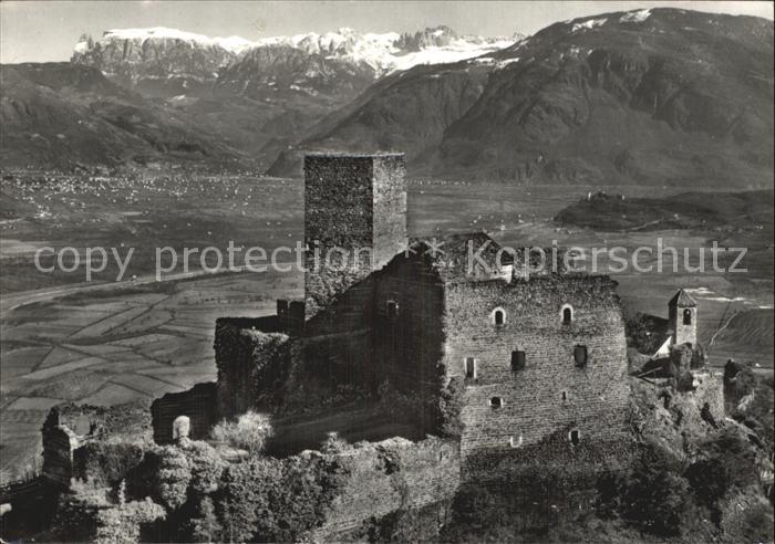 Bozen Suedtirol Castello di Applano Fliegeraufnahme