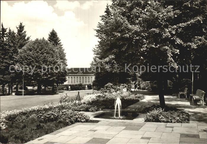Bad Brambach Kurpark mit Festhalle