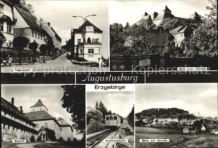 Augustusburg Schloss Drahtseilbahn Schloss