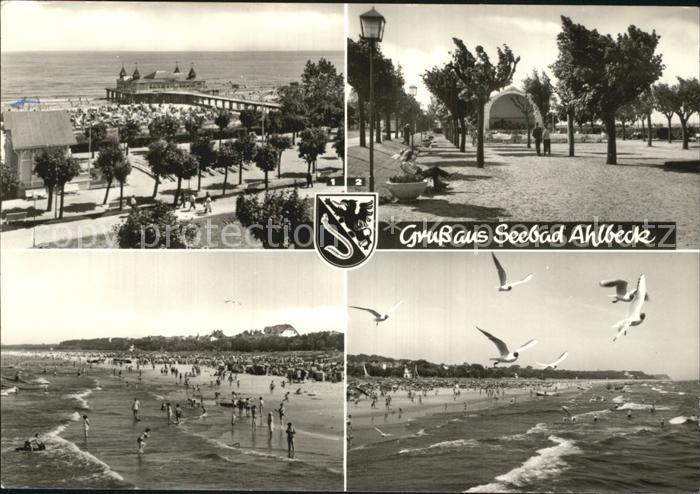 Ahlbeck Ostseebad Strand Seebruecke