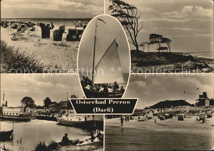 Prerow Ostseebad Darss Strand Hafen