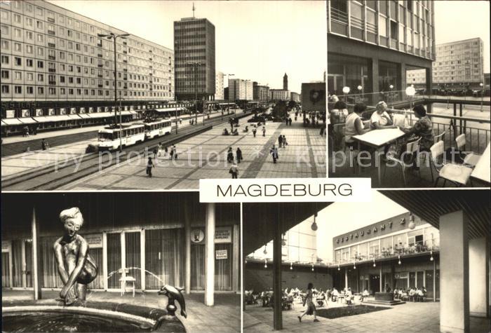 MAGDEBURG  CITY Karl-Marx-Strasse Haus des Lehrers Restaurant Zentral