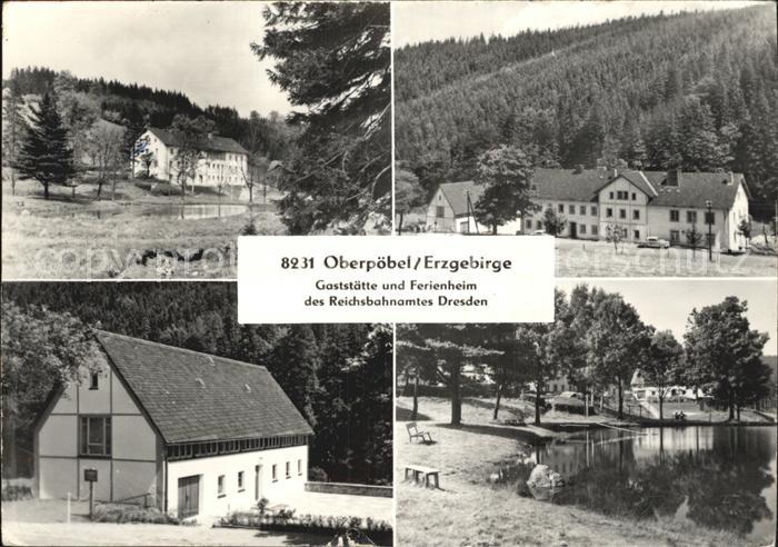 Schoenfeld Erzgebirge Restaurant Ferienheim des Reichsbahnamtes Dresden