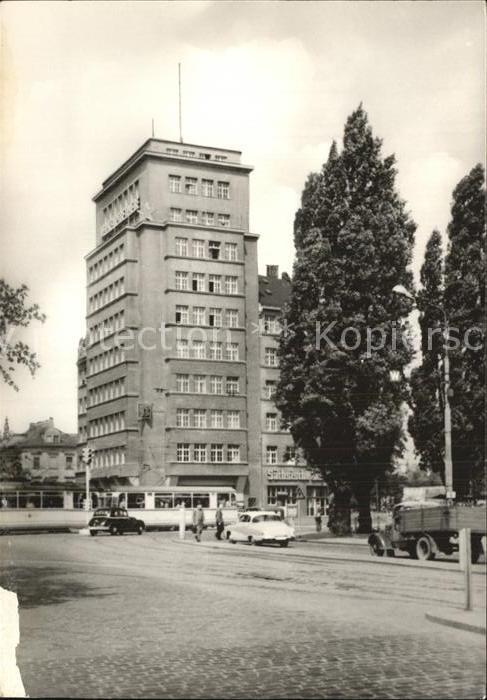 DRESDEN Elbe Hochhaus am Platz der Einheit