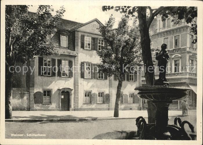 Weimar Thueringen Schillerhaus