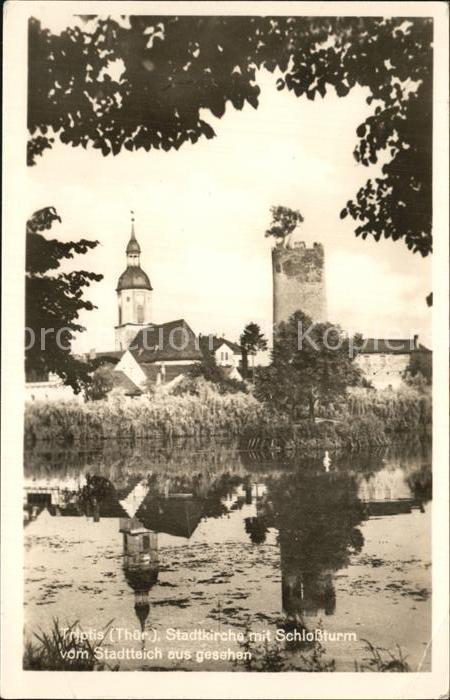 Triptis Kirche mit Schlossturm