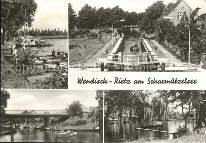 Scharmuetzelsee Wndisch Rietz Schleuse Bruecke