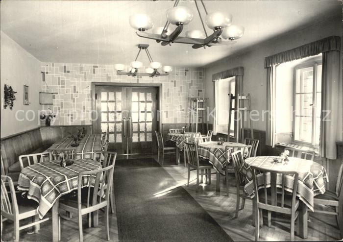 Walddorf Sachsen Ferienheim Deutsche Reichsbahn Speisesaal