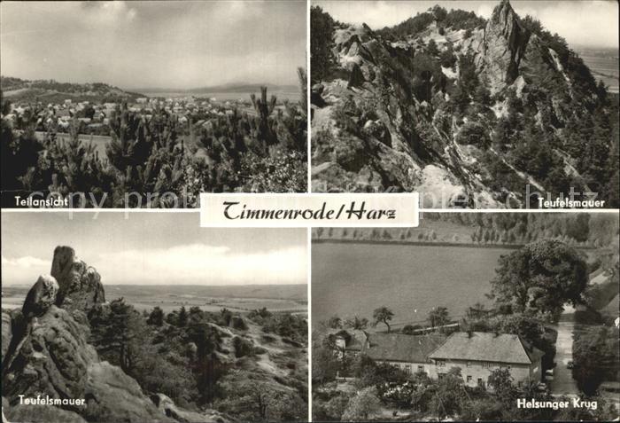 Timmenrode Teufelsmauer Helsunger-Krug