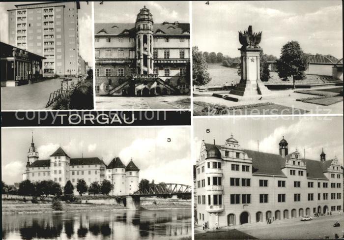 Torgau Hochhaus Schloss Hartenfels Wendelstein Rathaus