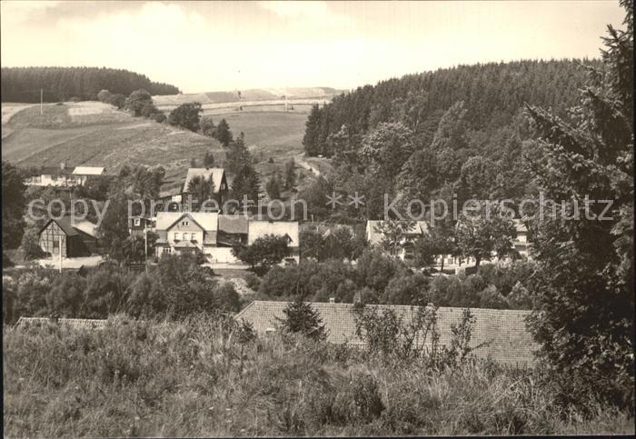 Trautenstein Harz Blick von Foersterei