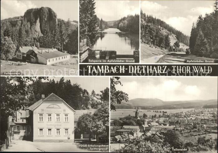 Tambach-Dietharz Apfelstaedter Grund Talsperre Erholungshie Spittergrund Falkens