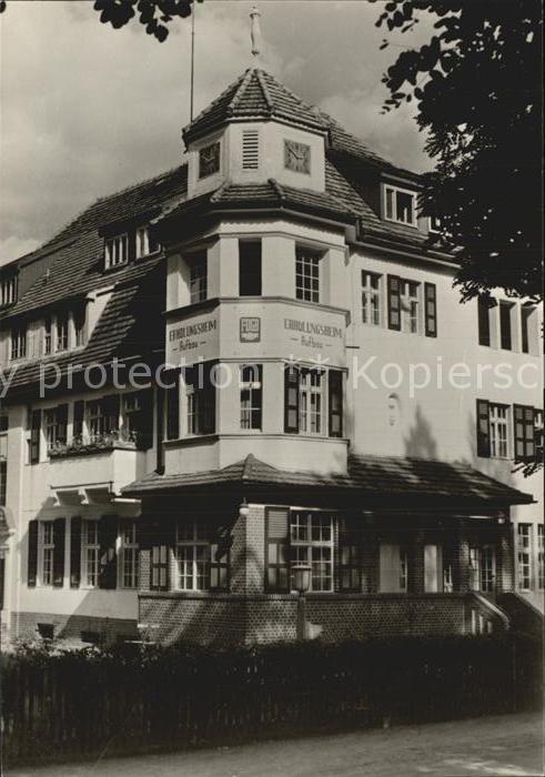 Templin Erholungsheim Aufbau