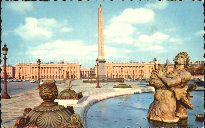 Paris Place de la Concorde Obelisk von Luxor
