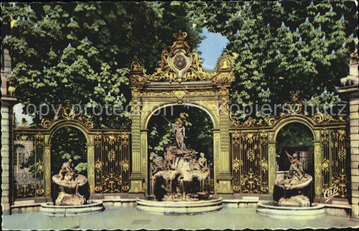 Nancy Lothringen Place Stanislas Fontaine de Neptune