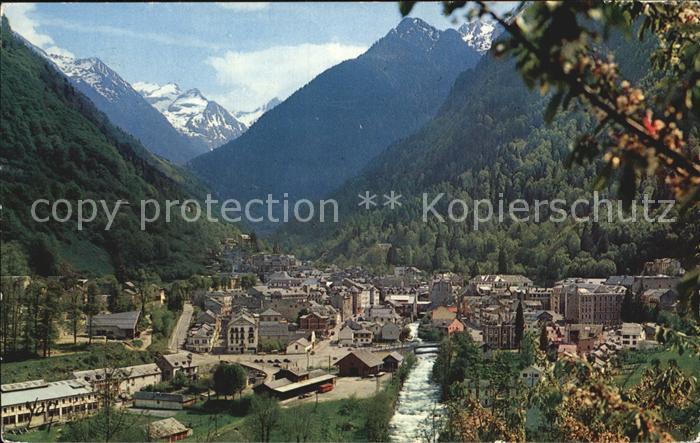 Cauterets Vue generale prise du Mamelon Vert