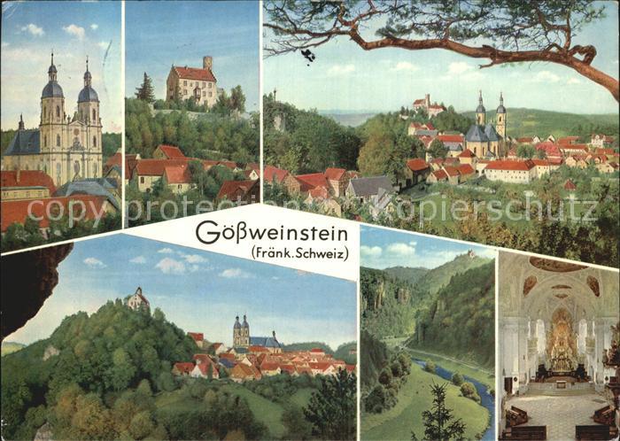 Goessweinstein Basilika 18. Jhdt. Balthasar Neumann Landschaft Fraenkische Schwe