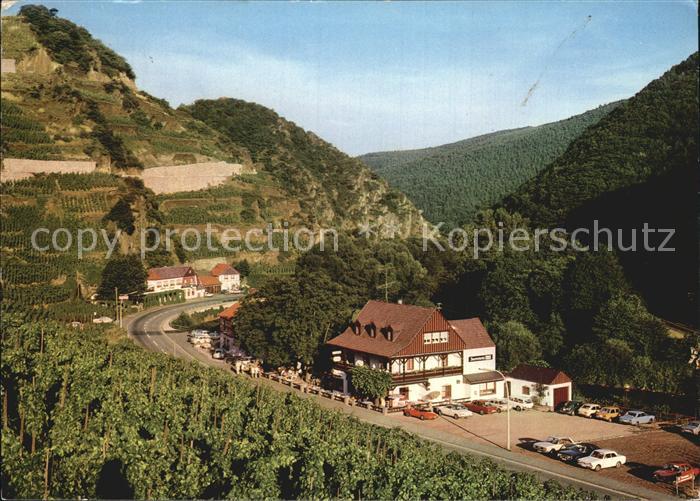 Ahrweiler Ahr Panorama Ahrtal Kaiserstuhl Bunte Kuh Gaststaette