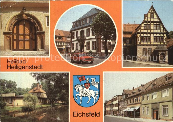 Heiligenstadt Eichsfeld Knickhagen Portal Zwelchen Haus Rathaus Sparkasse Kneipp