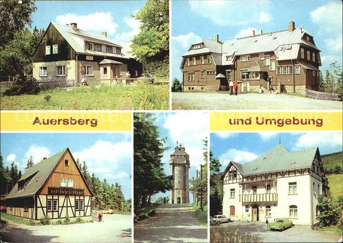 Auersberg Wildenthal und Umgebung Johanngeorgenstadt Gasthaus Berghotel Sosa Kon