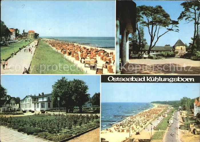 Kuehlungsborn Ostseebad Strand Promenade Hotel Restaurant