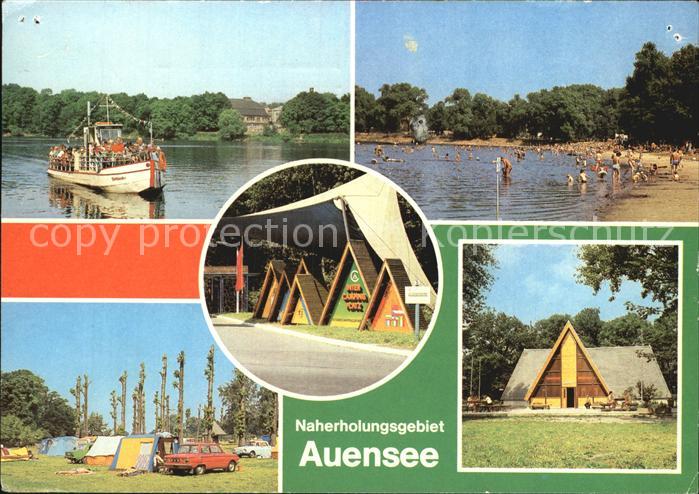 LEIPZIG Sachsen Naherholungsgebiet Auensee HOG Haus Auensee Strandbad Campingpla