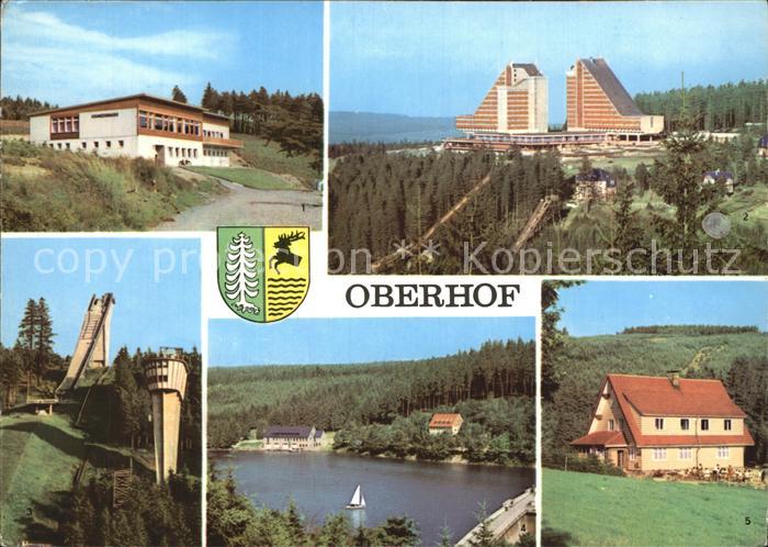 Oberhof Thueringen Schanzenbaude Interhotel Panorama Schanze Rennsteig Luetschet