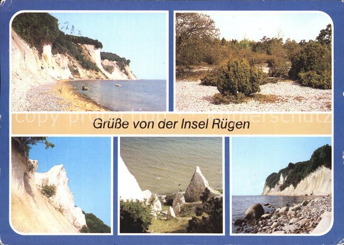 Insel Ruegen Steilufer Feuersteinfelder Wissower Klinken Kreidefelsen Viktoriasi