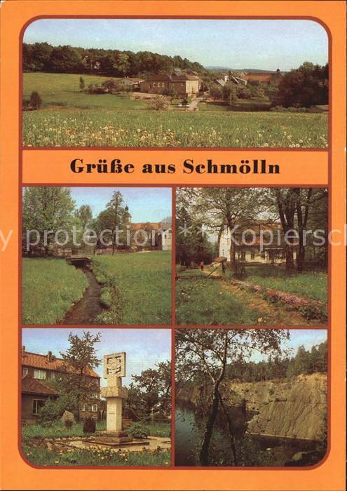 Schmoelln-Putzkau OT Neuschmoelln FDGB Erholungsheim Sonnenuhr Steinbruch