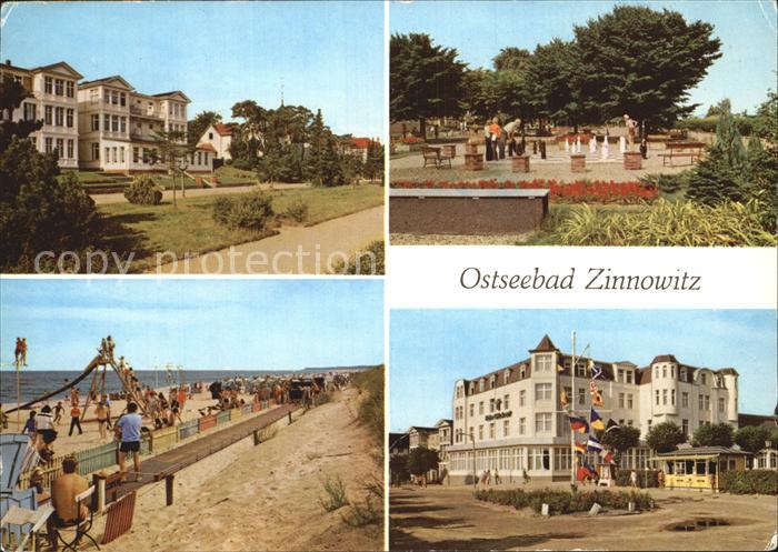 Zinnowitz Ostseebad Promenade der Voelkerfreundschaft Minisportanlage Kegelbahn