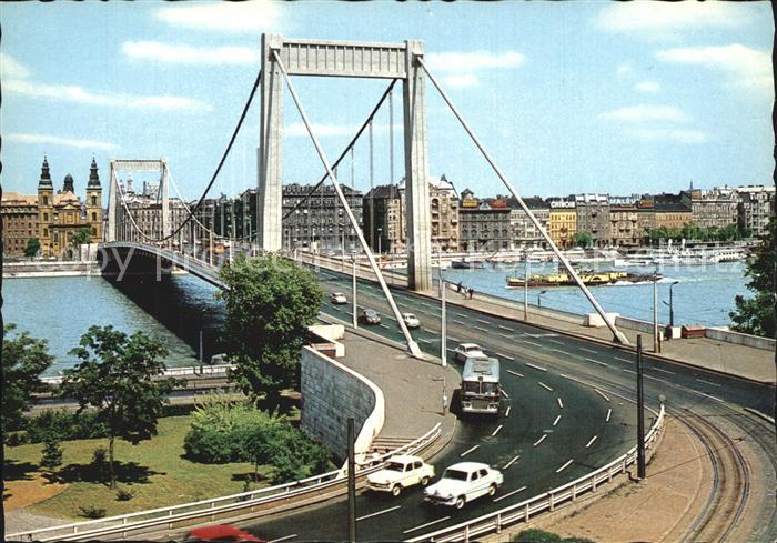Budapest Erzsebet hid Elisabethbruecke Donau