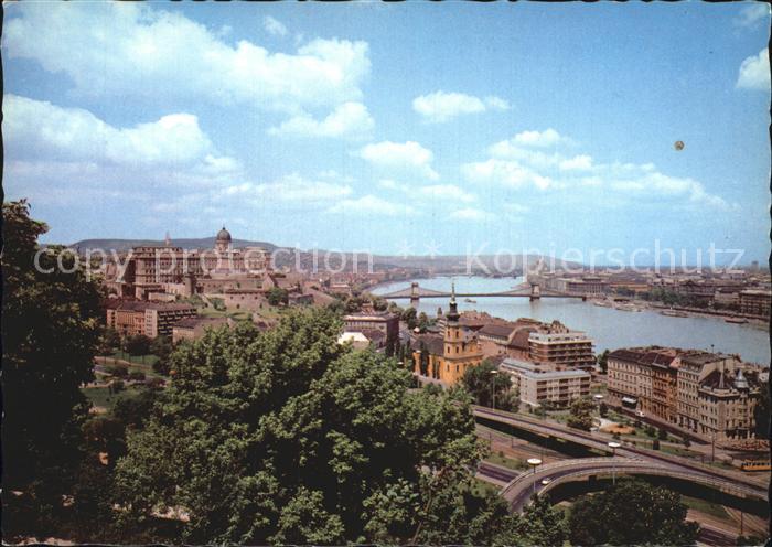 Budapest Latkep Stadtbild mit Donaubruecke