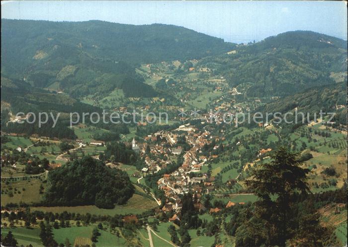 Ottenhoefen Schwarzwald Panorama Blick vom Brentenschrofen