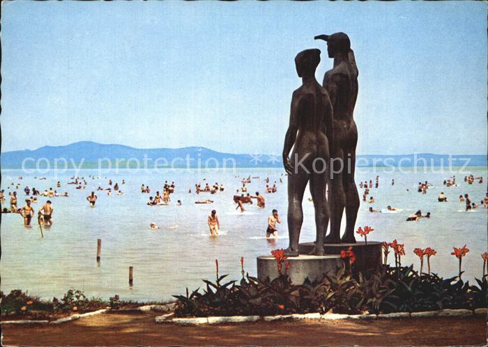 Balaton Plattensee Statue Strand