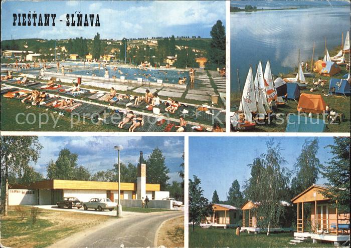 Piestany Slnava Feriendorf Camping See Freibad
