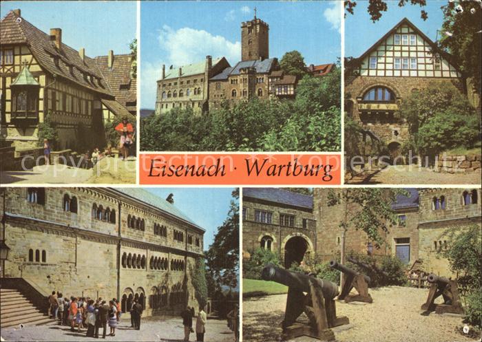 Eisenach Thueringen Wartburg Kanonen