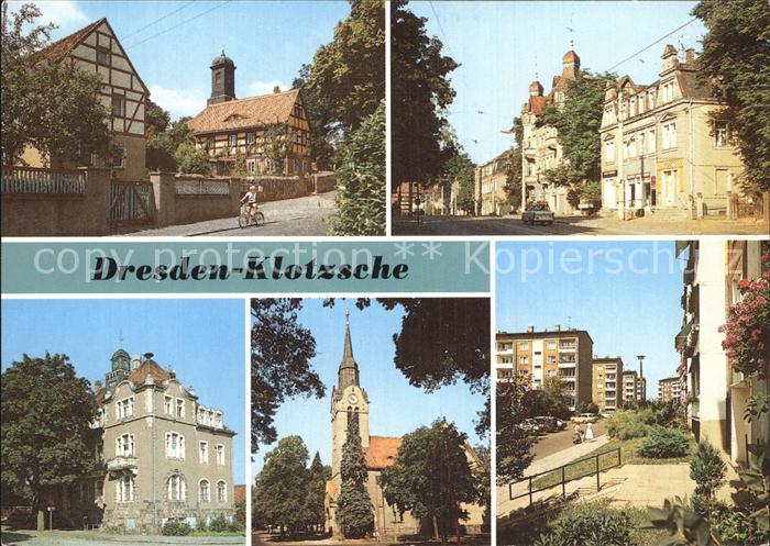 Klotzsche Altklotzsche Koenigsbruecker Landstrasse Rathaus Christuskirche Neubau